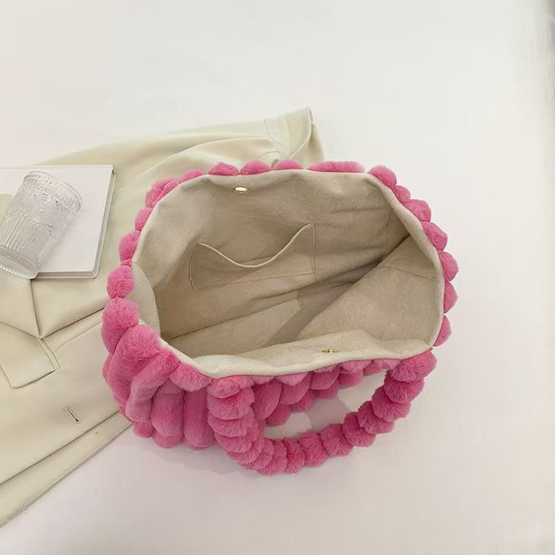 Chic Plush Tote Bag