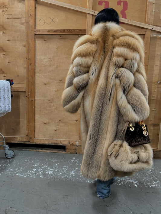 Full Length Fox Fur Coat