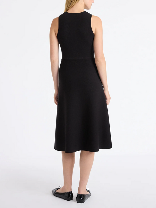 Beaded Sleeveless Midi Sweater Dress