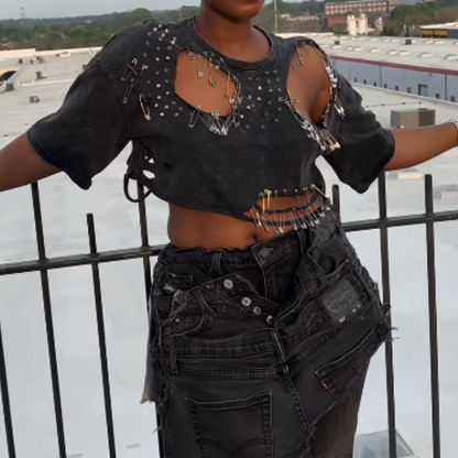 Stylish Rough Pin T-shirt