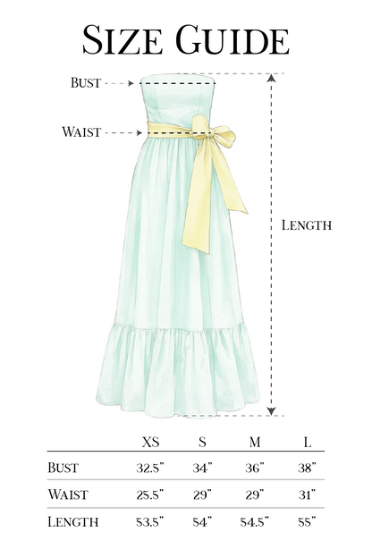 Light Pink and Green Bow-Tied Maxi Dress