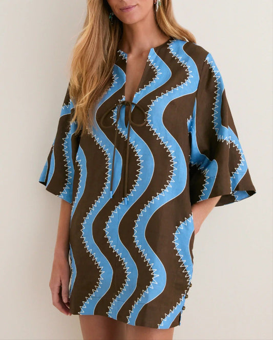 Blue Frankie Mini Dress