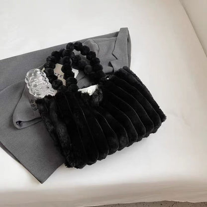 Chic Plush Tote Bag