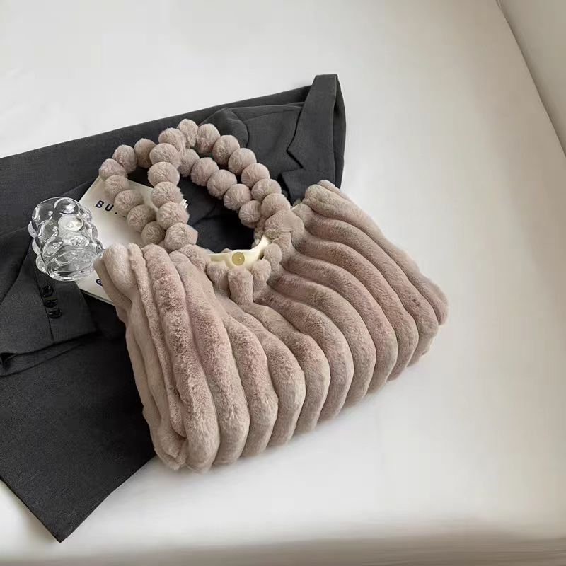 Chic Plush Tote Bag