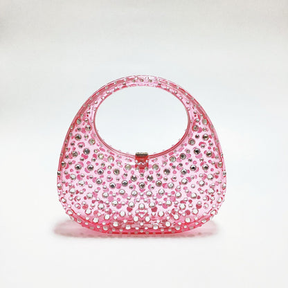 Dazzle Acrylic Diamond Handbag