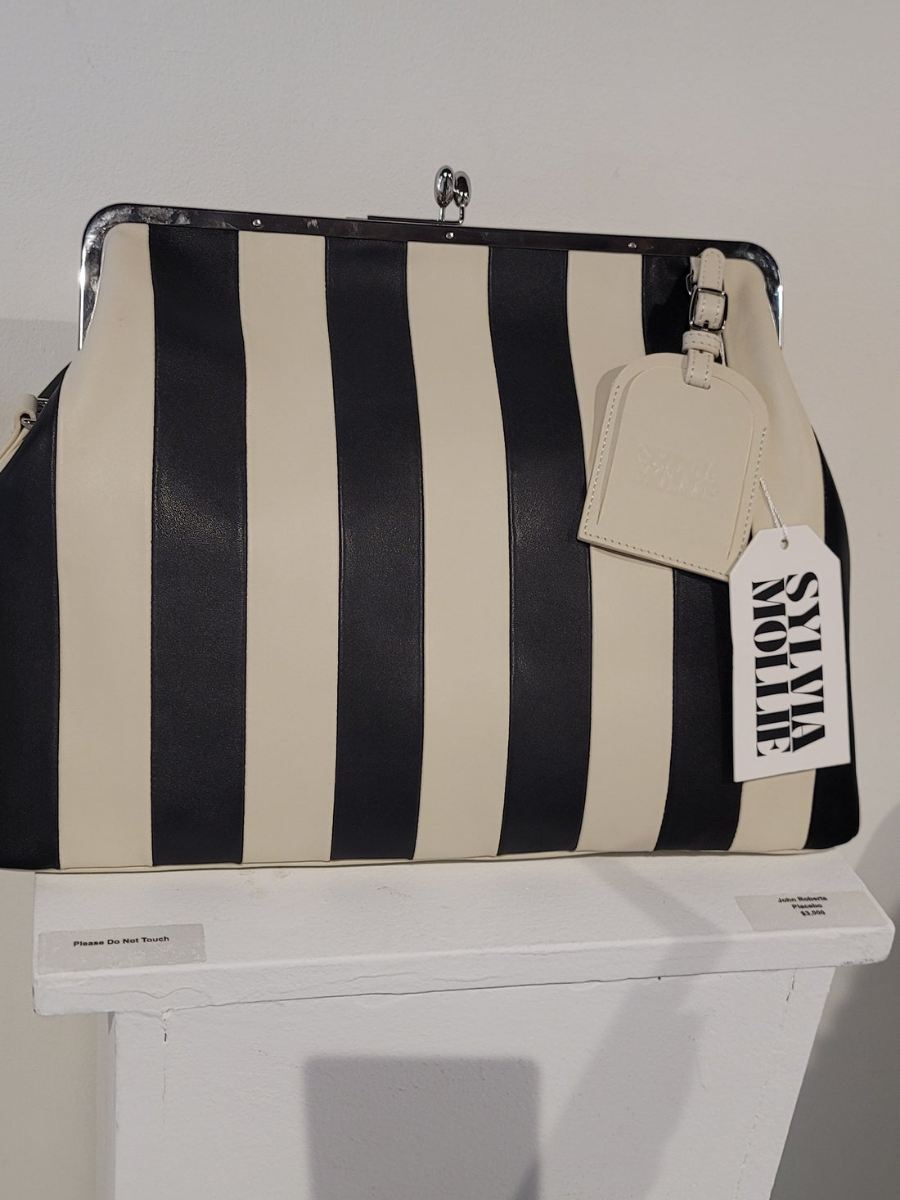 Leather Kisslock Frame Bag