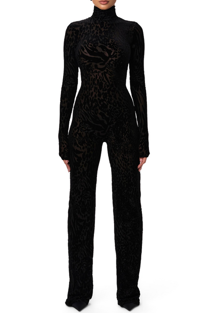 Burnout Long Sleeve Jumpsuit