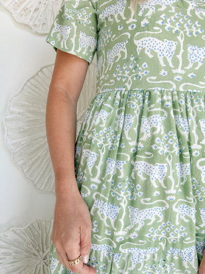 The Oliver Block Print Maxi
