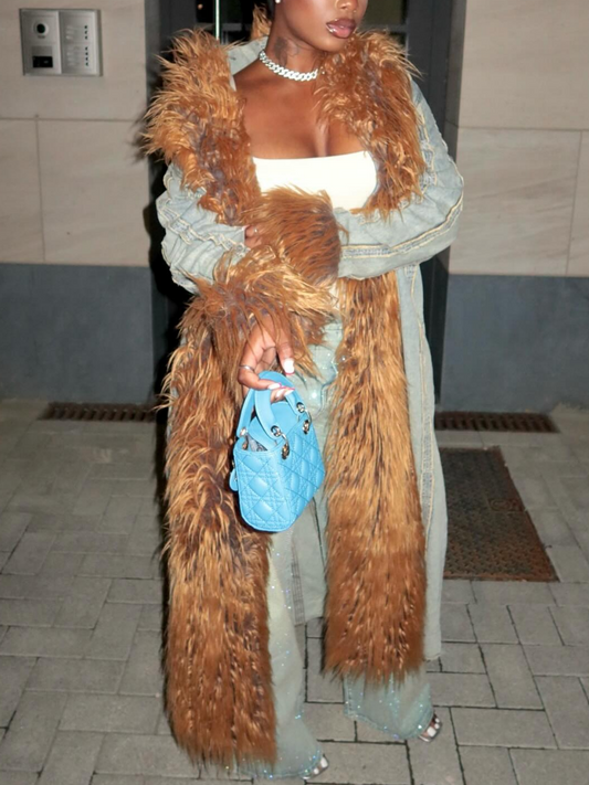 Bad Habits Denim Trench - Vintage Wash