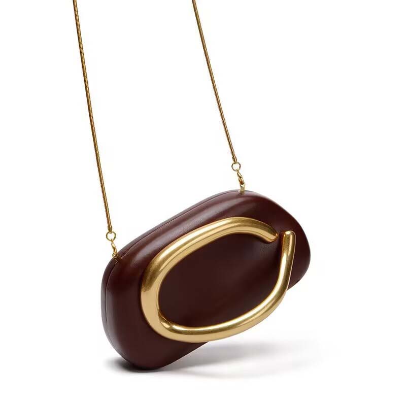 Evening Bag Mini Bag Vintage Metal Kipper Chain Crossbody Bag