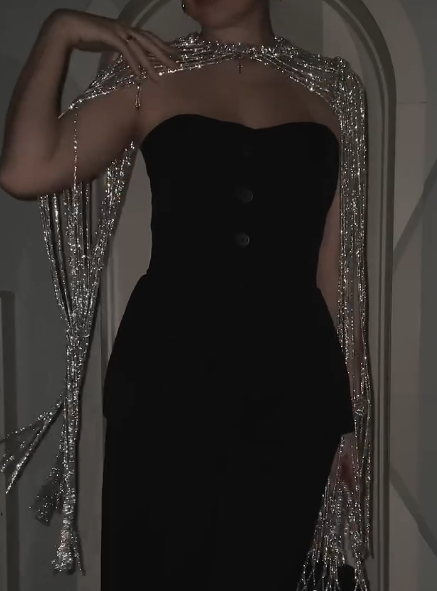 Dazzle Rhinestone Cape