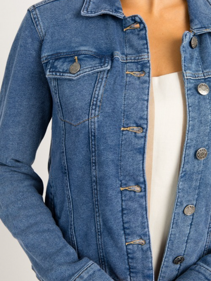 Soft Stretch Denim Jacket