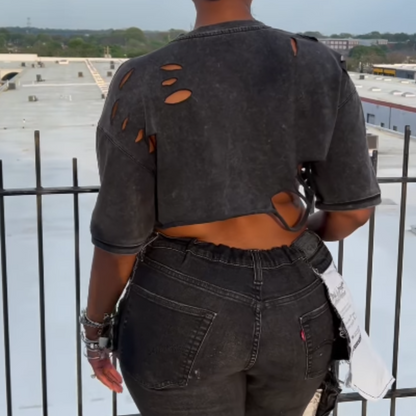 Stylish Rough Pin T-shirt