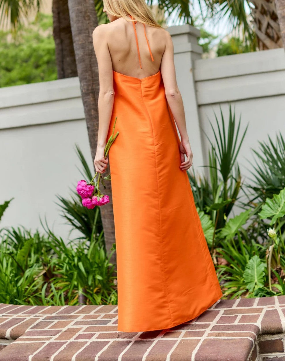 Delaney Strapless Backless Dress