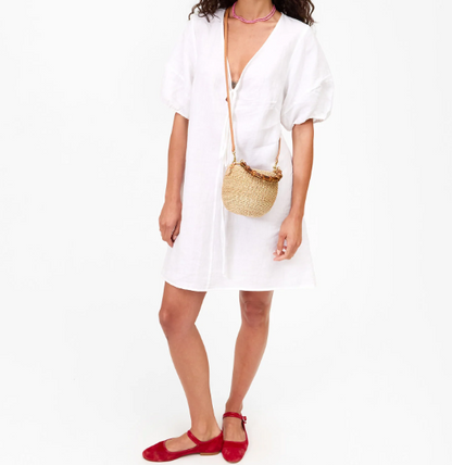 Adorable Woven Tote Handbag