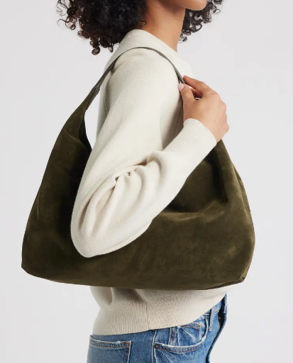 Chic Suede Shoulder Bag