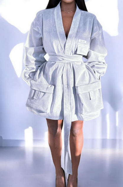 Cargo Warp Short Dress