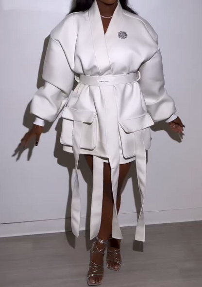 Cargo Warp Short Dress