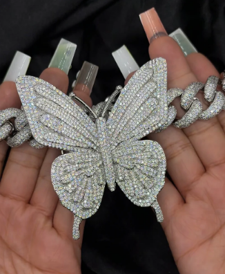 Dazzle Butterfly Necklace