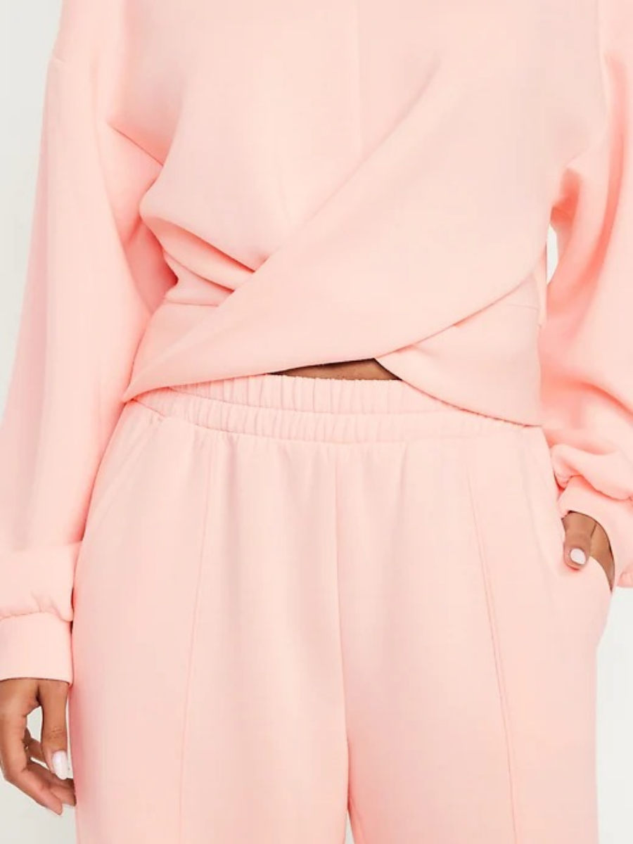 Bounce Fleece Twist-Front Suit