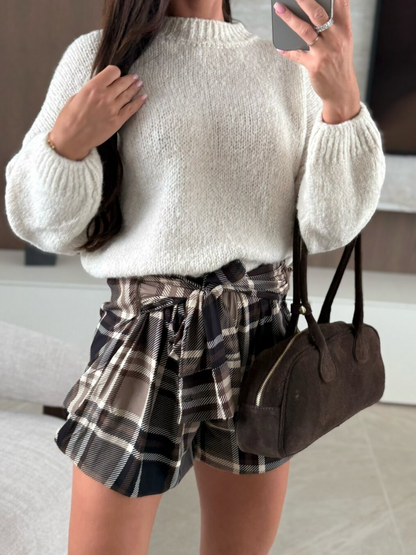 Wool-blend Sweater, Beige