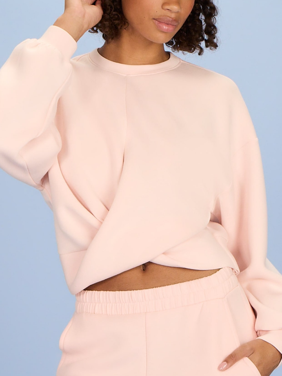 Bounce Fleece Twist-Front Suit