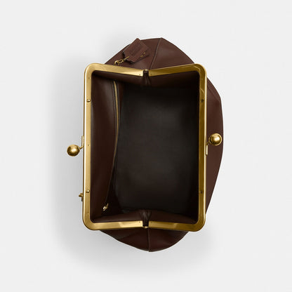 Soft And Comfortable Eco-friendly Kiss Lock Handbag