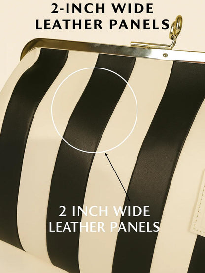 Leather Kisslock Frame Bag