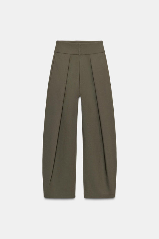 BALLOON TROUSERS WITH PLEATS
