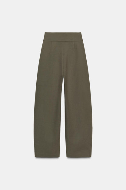 BALLOON TROUSERS WITH PLEATS