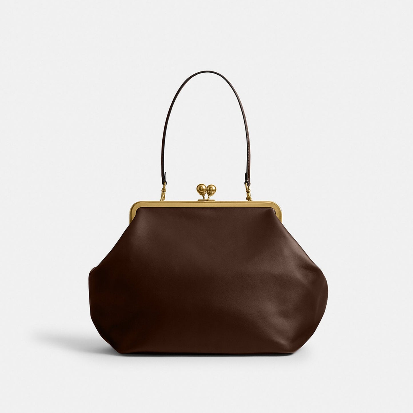 Soft And Comfortable Eco-friendly Kiss Lock Handbag