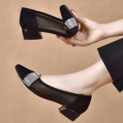 Women's Breathable Mesh Rhinestone Shoes